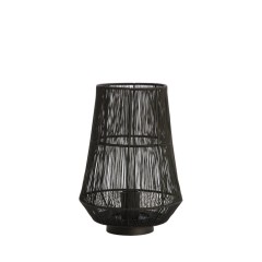 TABLE LAMP WIRE JAR BLACK - TABLE LAMPS